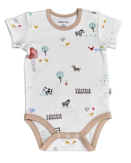 ÇİFTLİK KISA KOL BODY EMPRİME